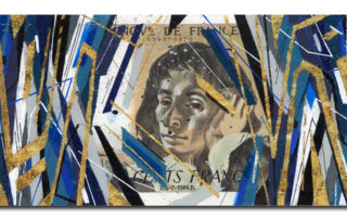 500 francs Construction Graffiti billet 500 francs or 24 carats réalisé par Daco