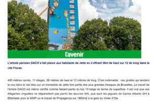 Yes We Can – Revue de presse- l’avenir article